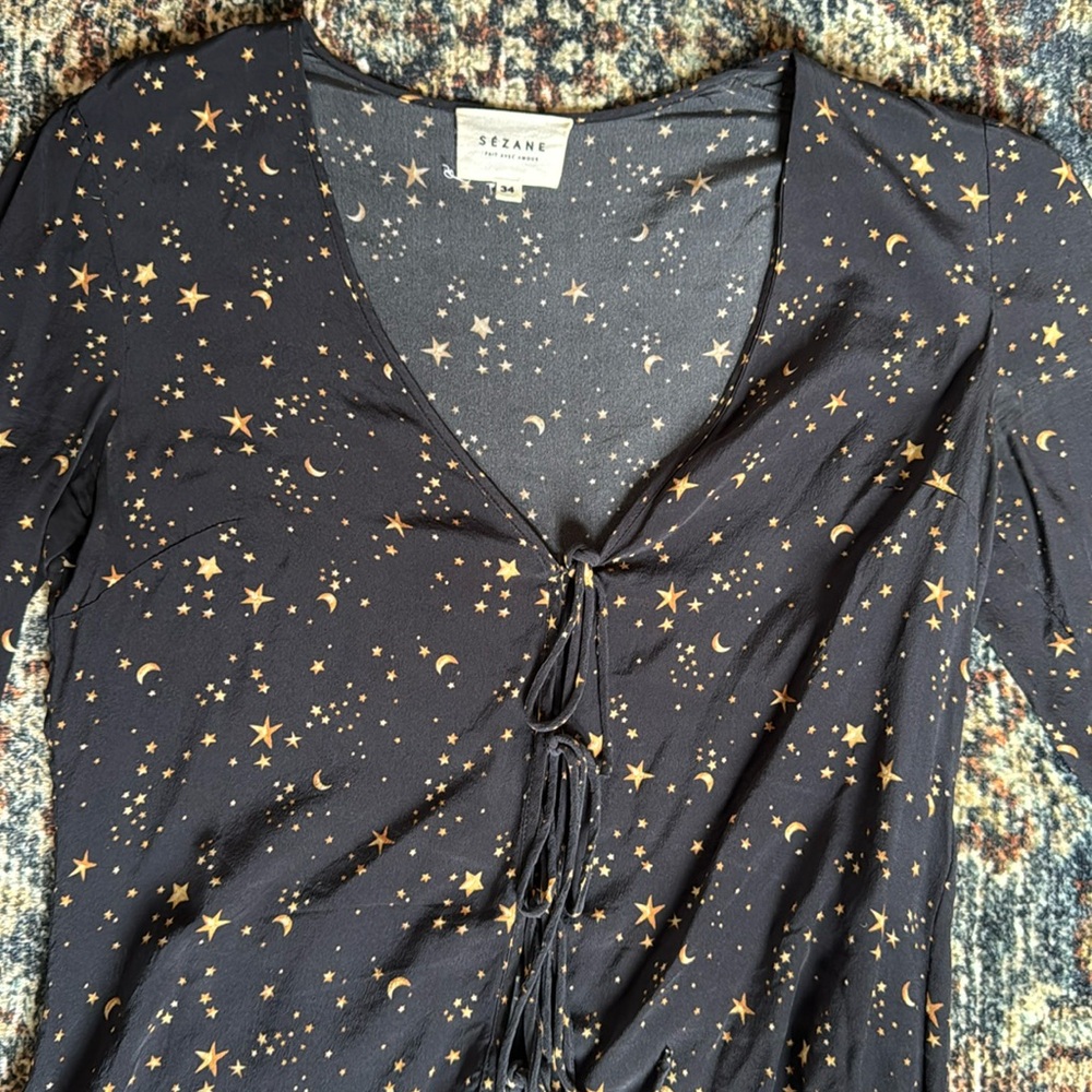 Silk star top Sézane